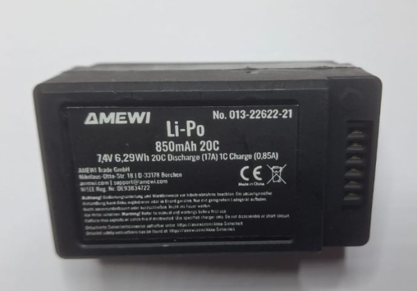 013-22622-21 Lipo/Car 7,4/850 M-Land Spezialgehäuse